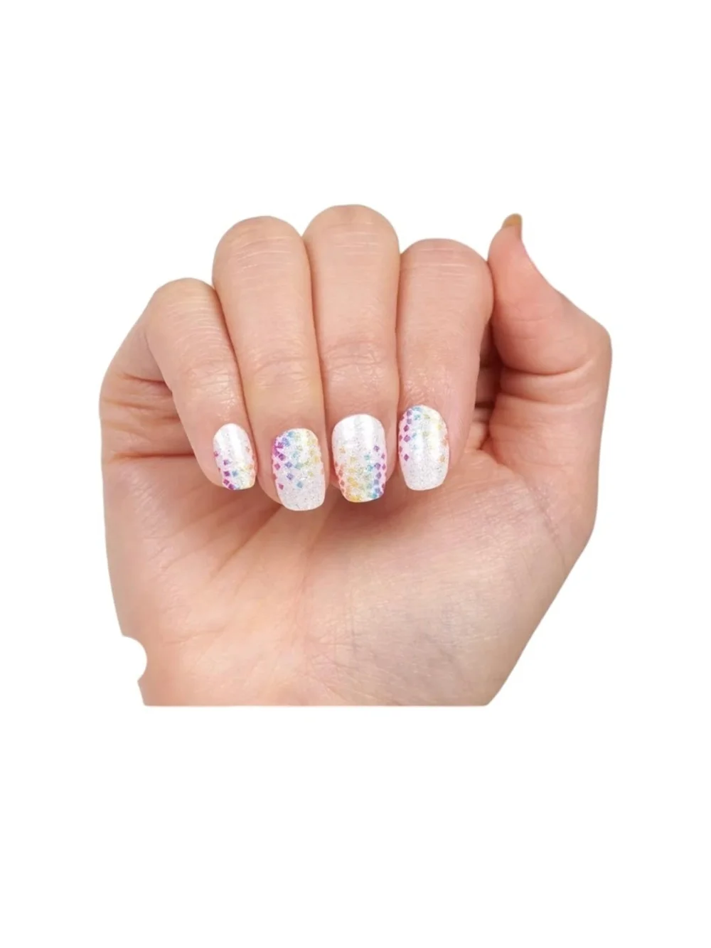 Color Street white glitter